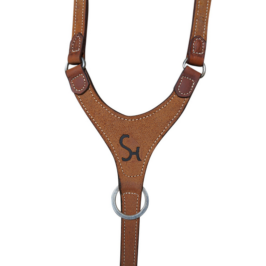 Golden Leather Breast Collar